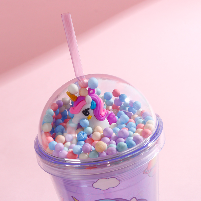 400ML Starlight Family Double Deck capsule Basic plastic cup