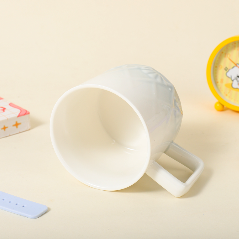 380ML embossed Gradient Basic Ceramic Cup (mixed)