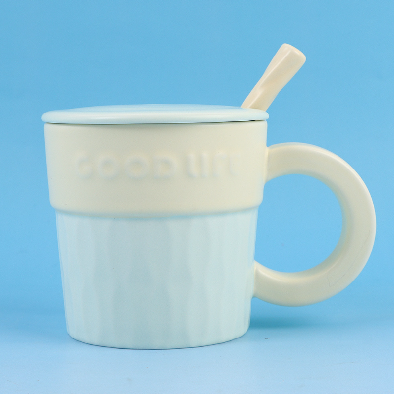 Nordic color contrast basic ceramic cup (mixed)