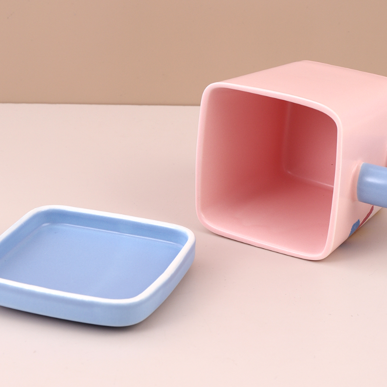 350ML Dopamine Pen Shape ceramic Cup (mixed color)