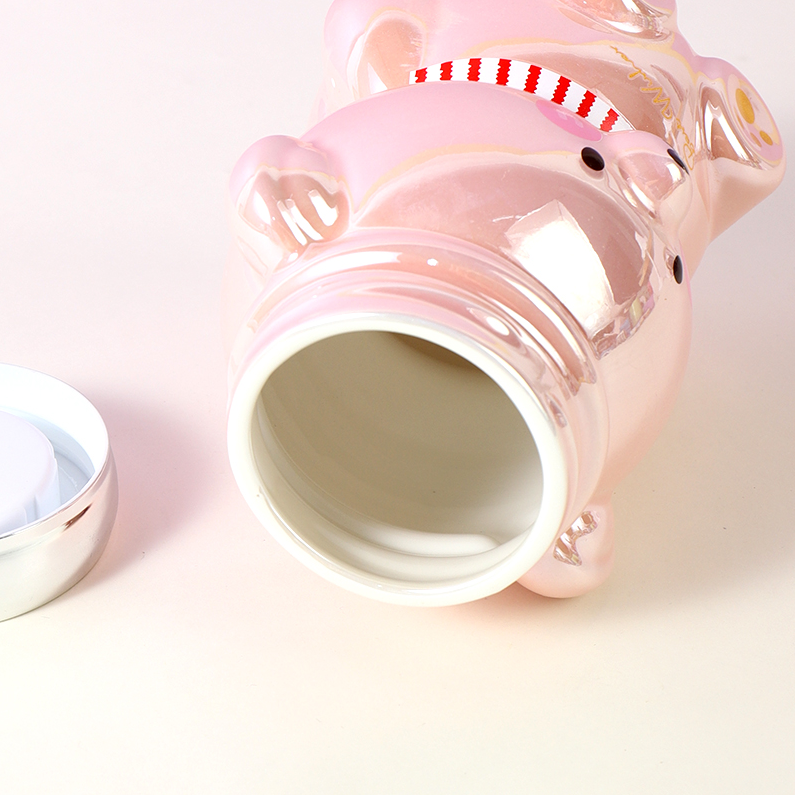 800ml/27.0fl.oz. Cute Funny Polar Bear Ceramic Cup (Pink) HB 032