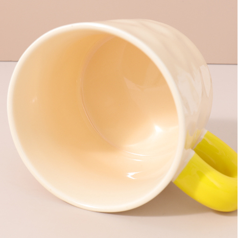 400mL/13.52fl.oz. Cream Cartoon Ceramic Mug