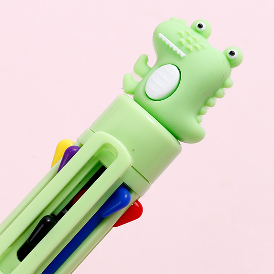 Interesting Crocodile eight color ballpoint pen 0.7mm