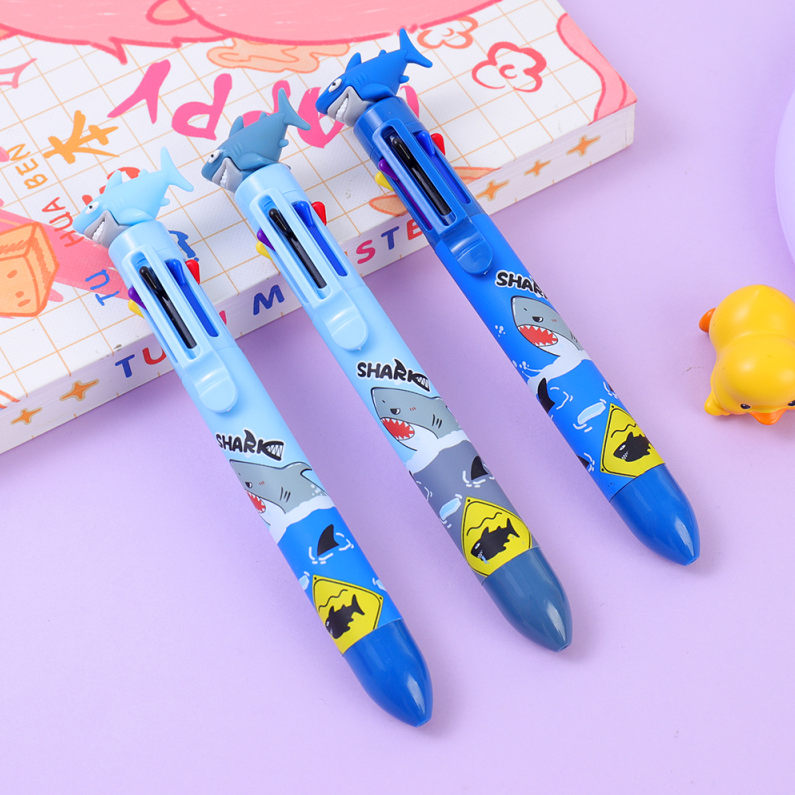 Marine Shark eight color ballpoint pen 0.7mm