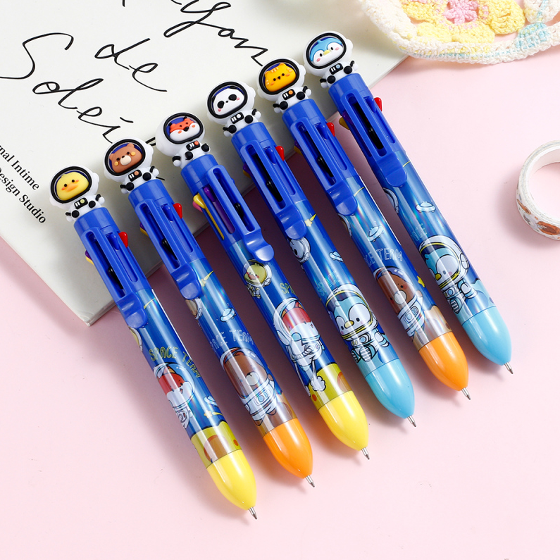 Animal Astronaut eight-color ballpoint pen 0.7mm