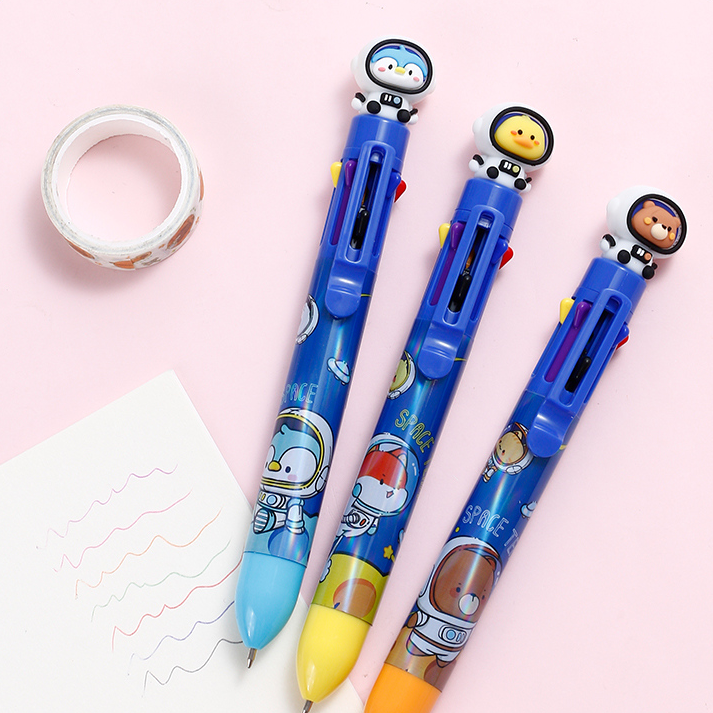 Animal Astronaut eight-color ballpoint pen 0.7mm