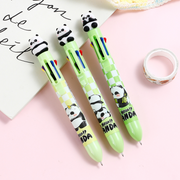 Leisure Panda eight color ballpoint pen 0.7mm
