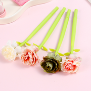 Fabric Flowers Shake Neutral Pen Black 0.5mm