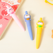 Pet Park silicone press neutral pen Black 0.5mm