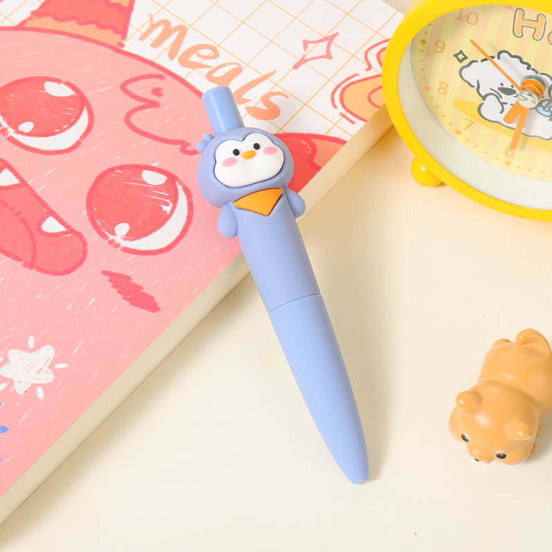 Pet Park silicone press neutral pen Black 0.5mm