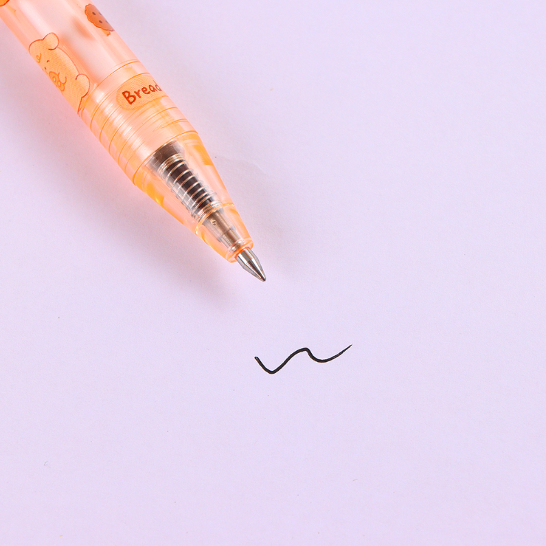 PUPU Bread house side press neutral pen blue 0.5mm