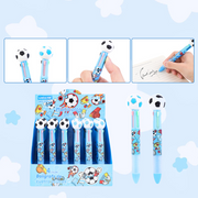 Sports Program Series Soccer 4-color Ballpoint Pen 0.7mm (Colorful)
