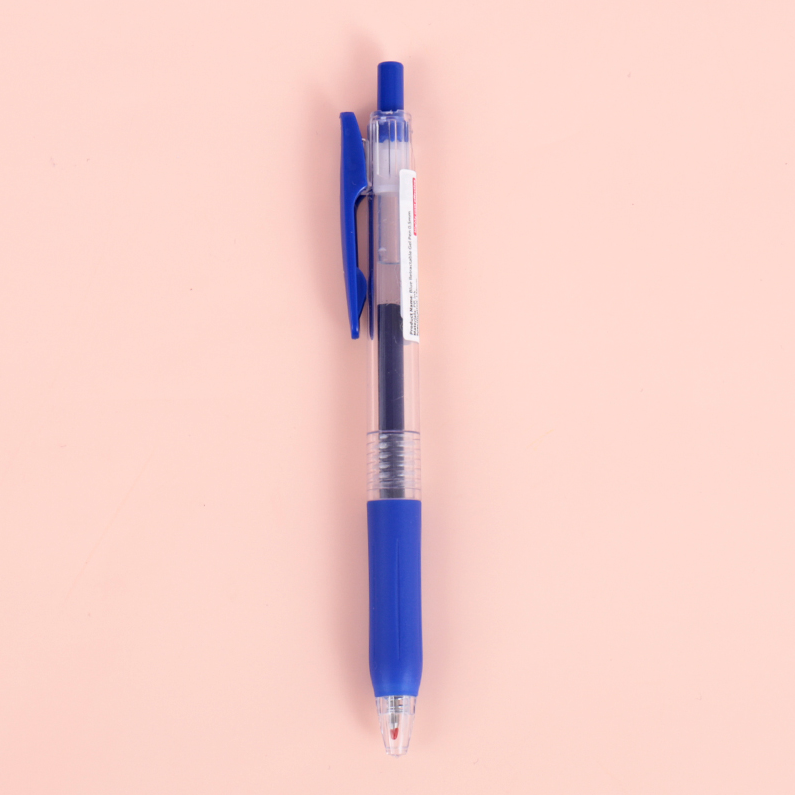 Blue Retractable Gel Pen 0.5mm