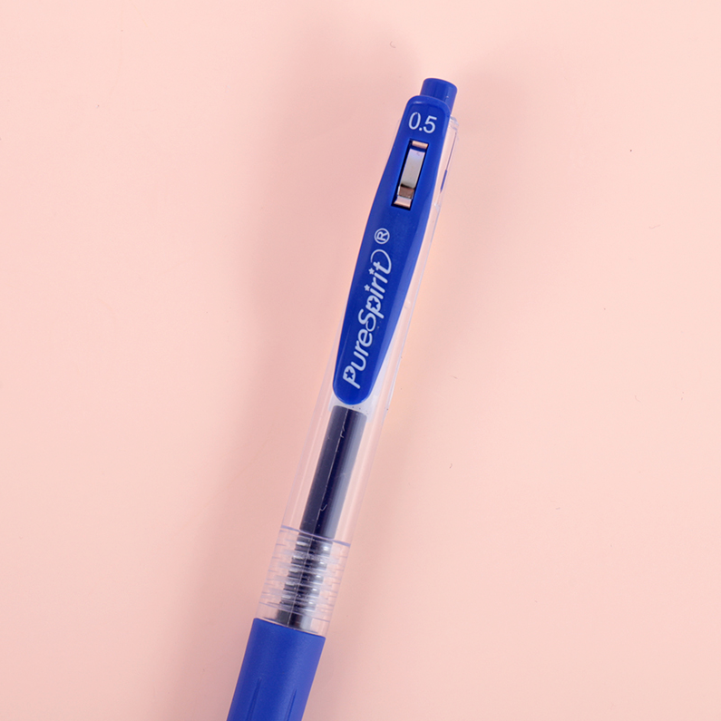 Blue Retractable Gel Pen 0.5mm