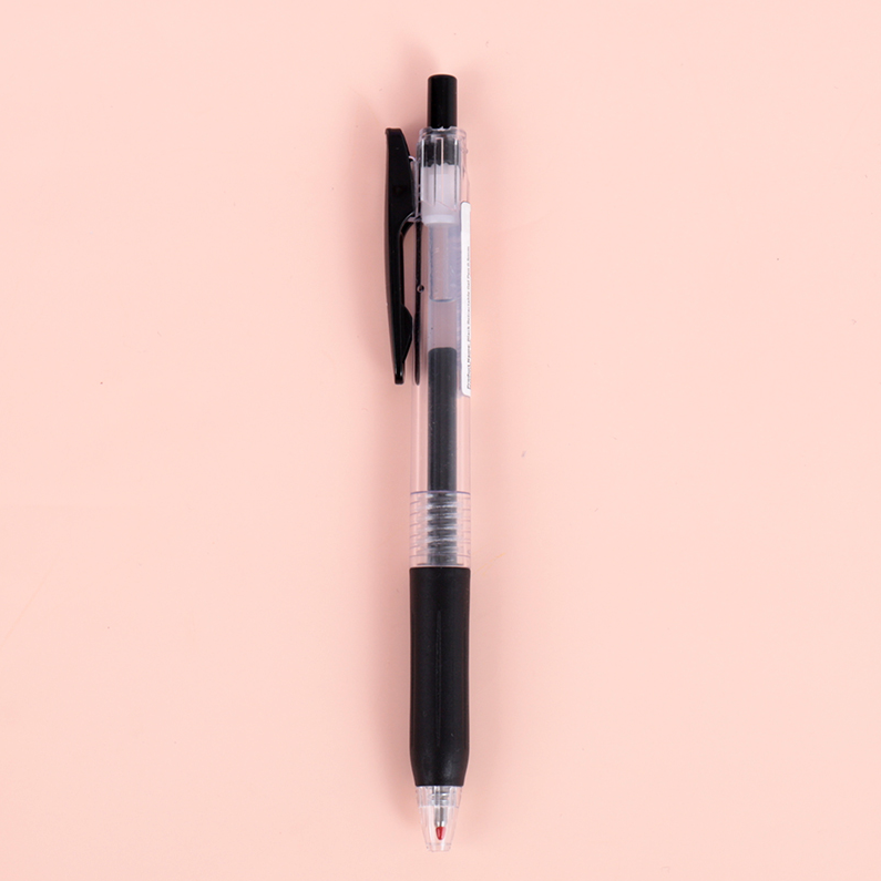 Black Retractable Gel Pen 0.5mm