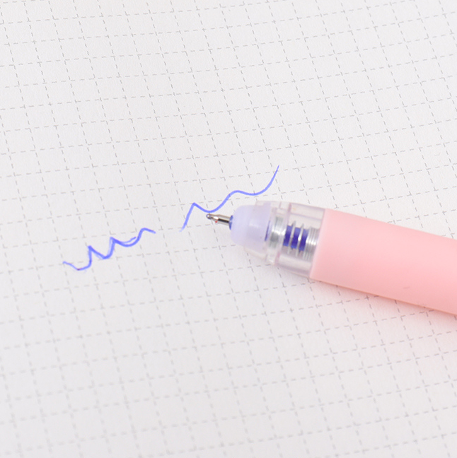 Romantic Flower Series Erasable Gel Pen 0.5mm Blue