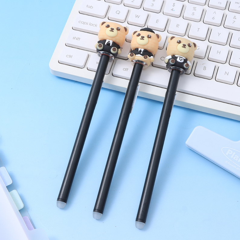 COOL BEAR Series Erasable Gel Pen 0.5mm Blue