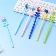 Succulent Silicone Wiggle Gel Pen Black 0.5mm