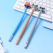 Raccoon Silicone Wiggle Gel Pen Blue 0.5mm