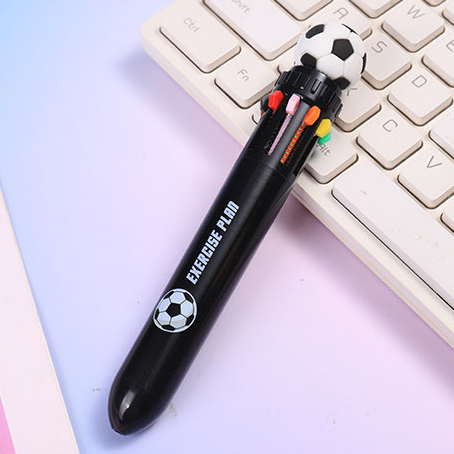 Exercise Plan 10-Color Ballpoint Pen 0.7mm