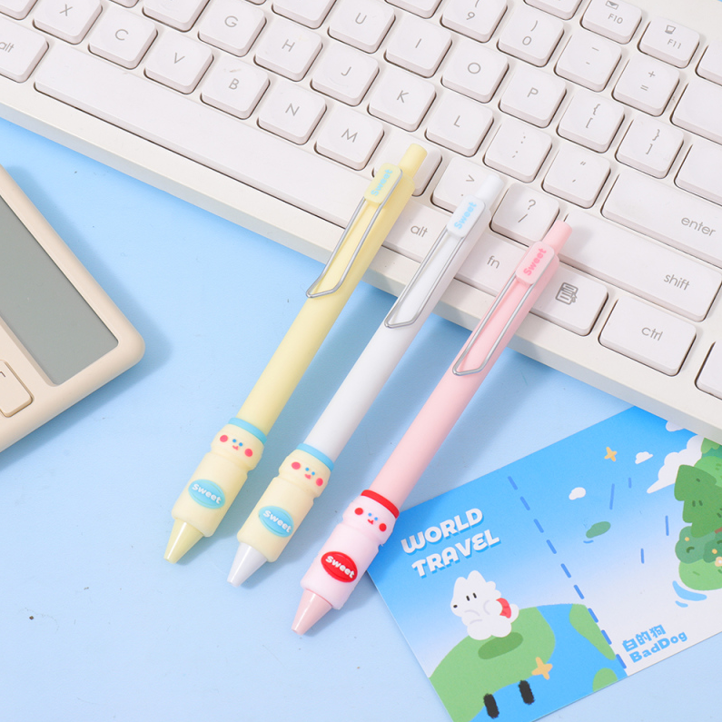 Sweet Yogurt Retractable Gel Pen Black 0.5mm