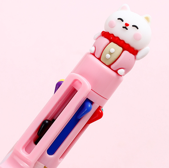 Cat Circus 8-Color Ballpoint Pen 0.7mm