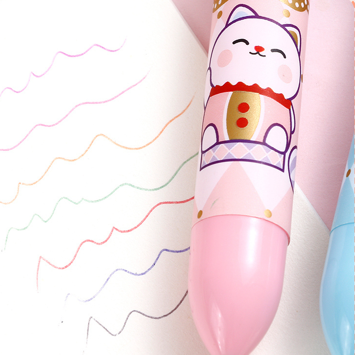 Cat Circus 8-Color Ballpoint Pen 0.7mm