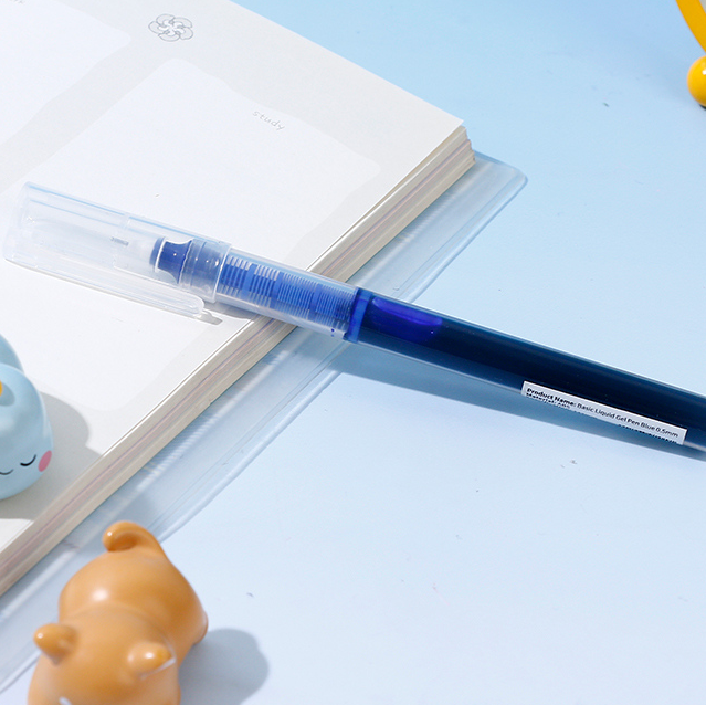 Basic Liquid Gel Pen Blue 0.5mm