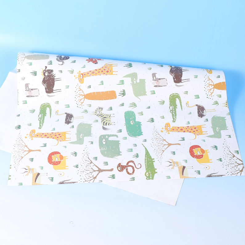 Cartoon Dinosaur Gift Wrapping Paper