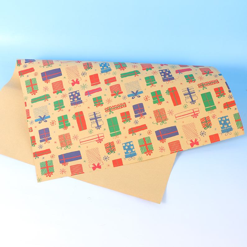 Colorful birthday vibe gift paper
