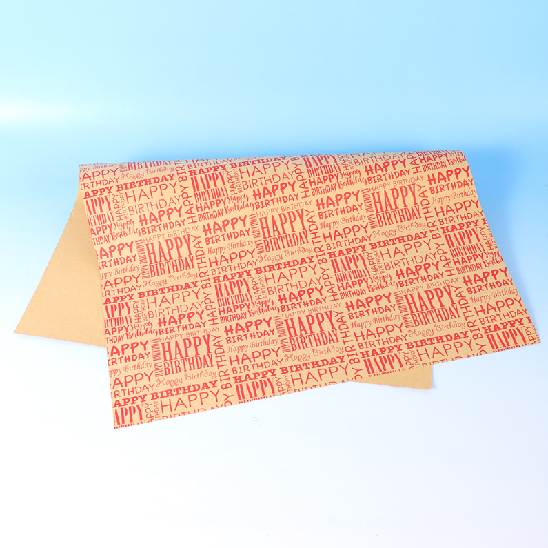 Colorful birthday vibe gift paper