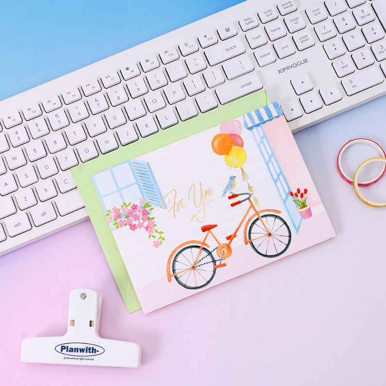Creative Colorful Pop Up Greeting Card