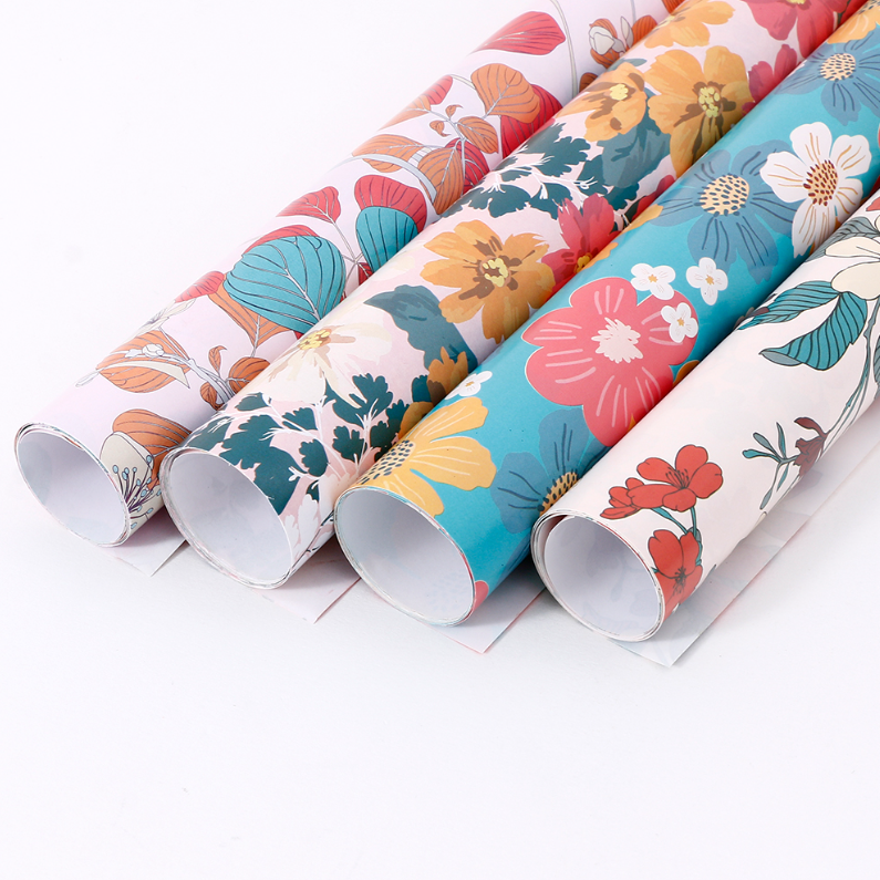 Elegant Flowers Gift Wrapping Paper