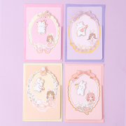 Cute Partner Triple Fold Greeting Card