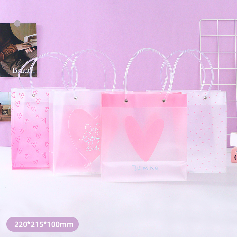 Loving Heart Series Plastic Gift Bag