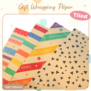 Colorful Striped Gift Wrapping Paper