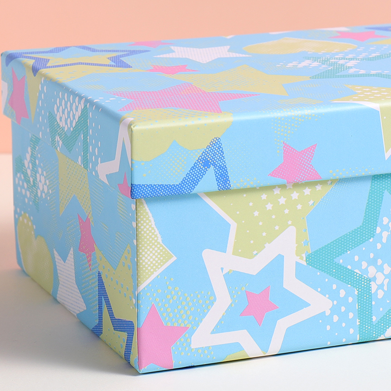 Stars Twinkle Series Rectangular Gift Box (L)