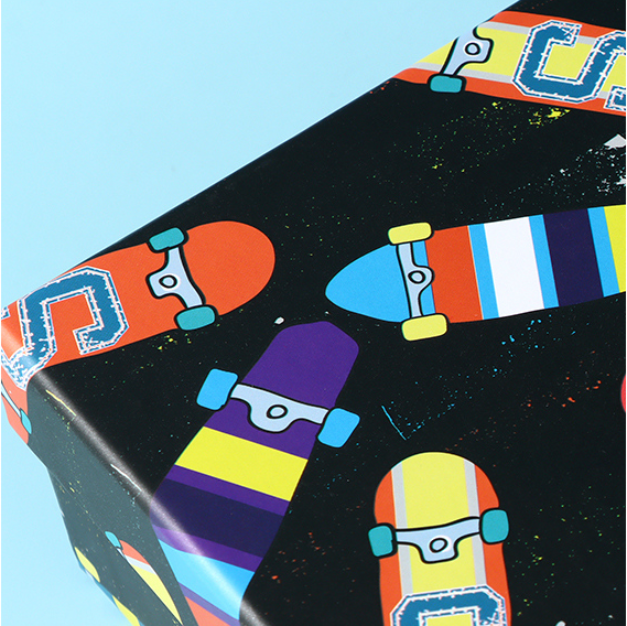 Cool Skateboard Series Rectangular Gift Box (S)