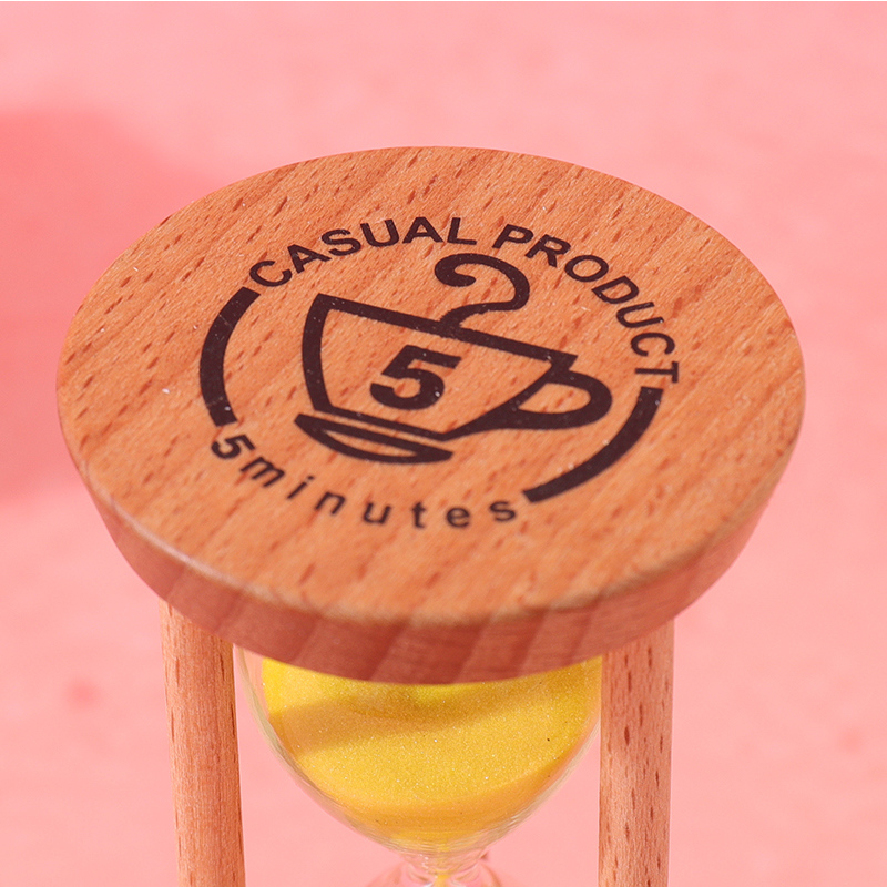 Minimalist Wood Grain Five-minute Sand Timer