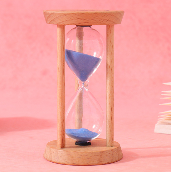 Minimalist Wood Grain Five-minute Sand Timer