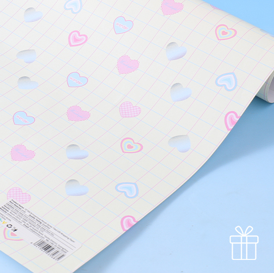 70*50CM Innermost Words Series Tiled Gift Wrapping Paper