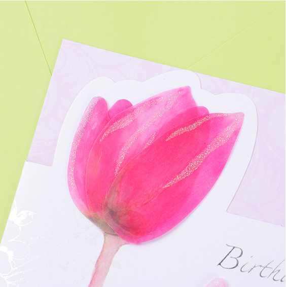 Poetic Flowers Greeting Card (1117)