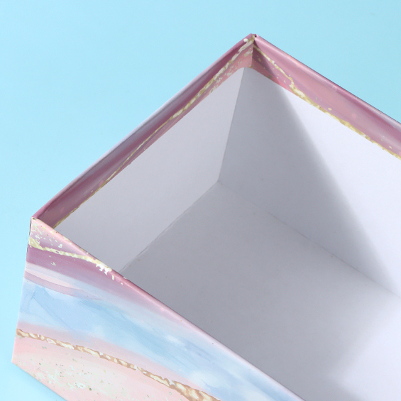 Pink Glitter Series Rectangular Gift Box (L)