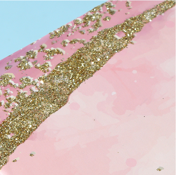 Pink Glitter Series Rectangular Gift Box (S)