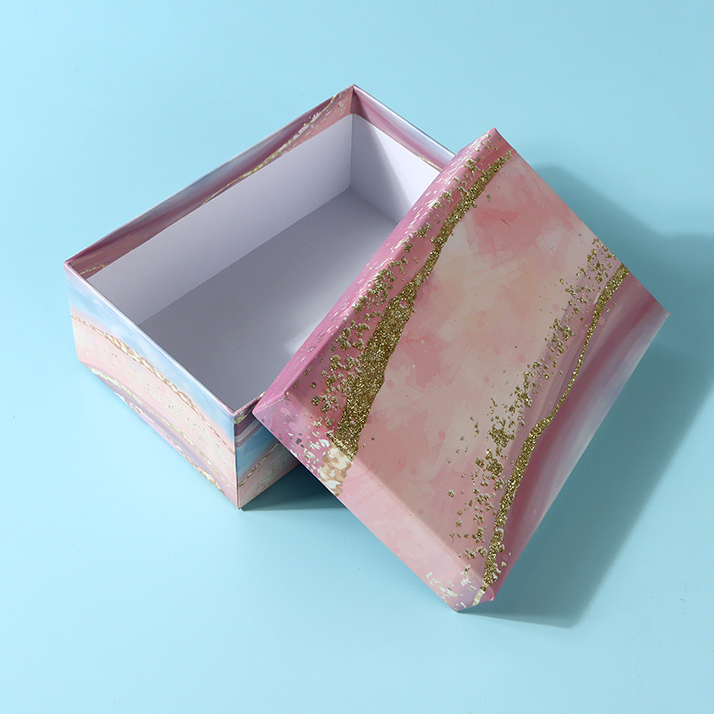 Pink Glitter Series Rectangular Gift Box (S)