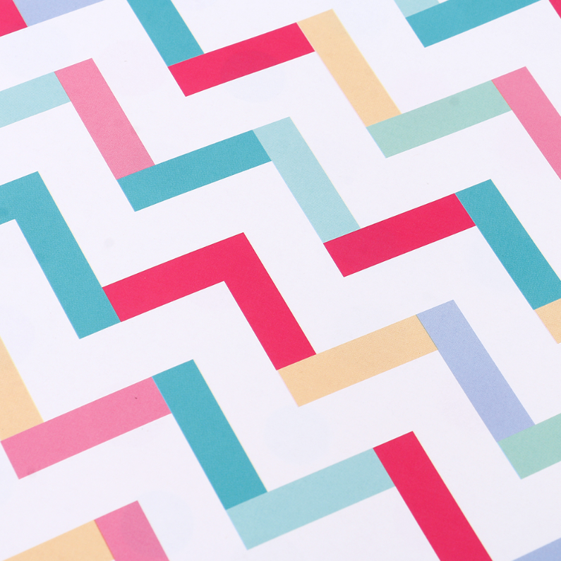 Colorful Geometry Gift Wrapping Paper