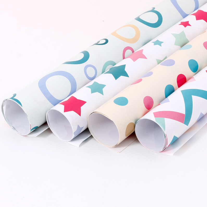 Colorful Geometry Gift Wrapping Paper