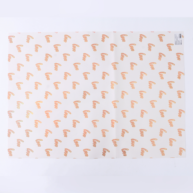 Minimalist love series bronzing gift paper
