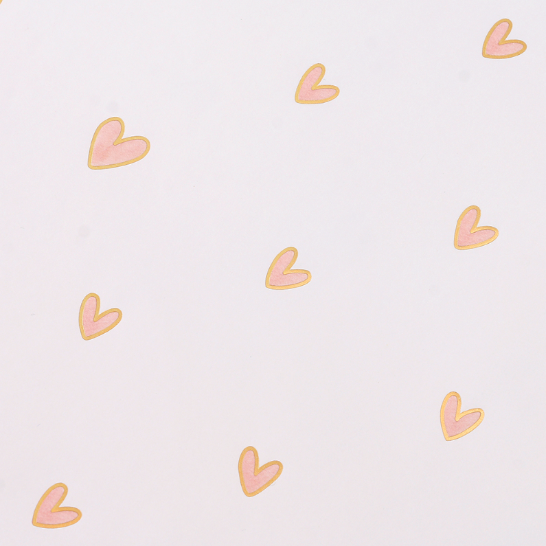 Minimalist love series bronzing gift paper