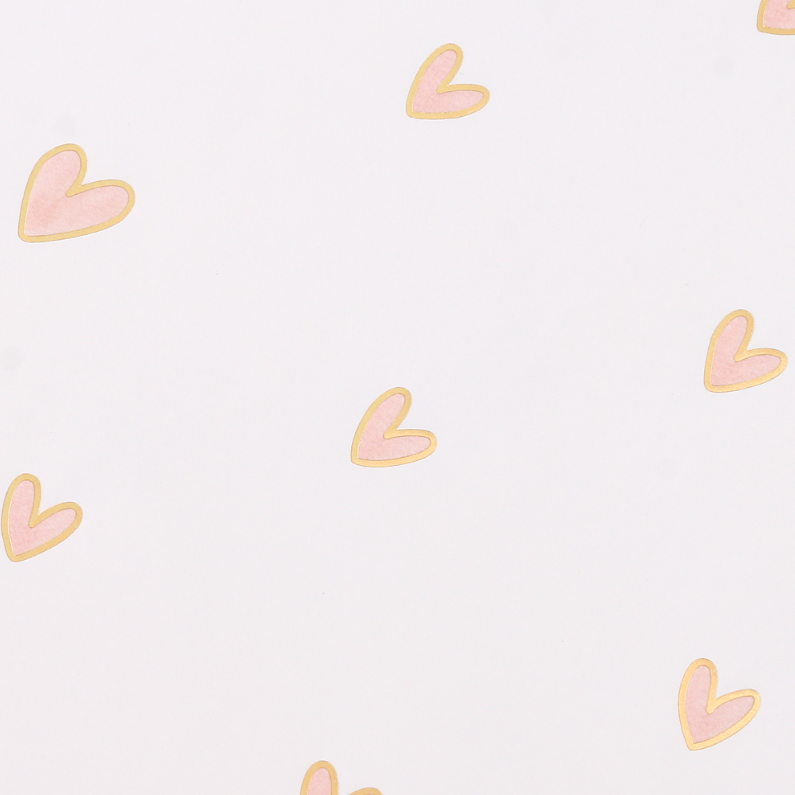 Minimalist love series bronzing gift paper